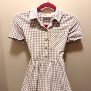 Urban Outfitters Cottagecore Checked Midi Dress